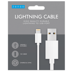Zenso Lightning to USB Cable 1m