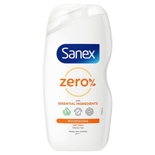 Sanex Zero% Nourishing Shower Gel for Dry Skin 500ml