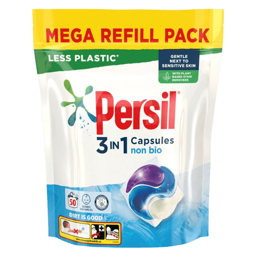 Persil 3in1 Non-Bio Capsules, 50 Wash