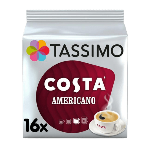 Tassimo Costa Americano Coffee Pods x16