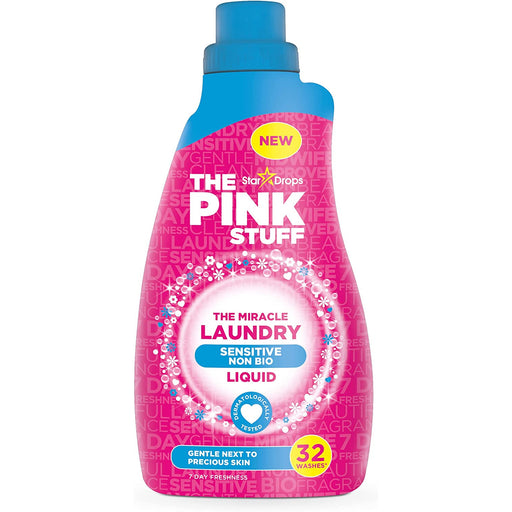 The Pink Stuff Sensitive Non Bio Laundry Liquid 960ml