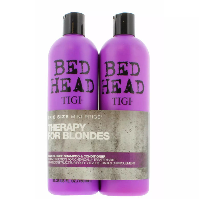 Tigi Bed Head Colour Combat Dumb Blonde Shampoo & Conditioner, 2 x 750ml