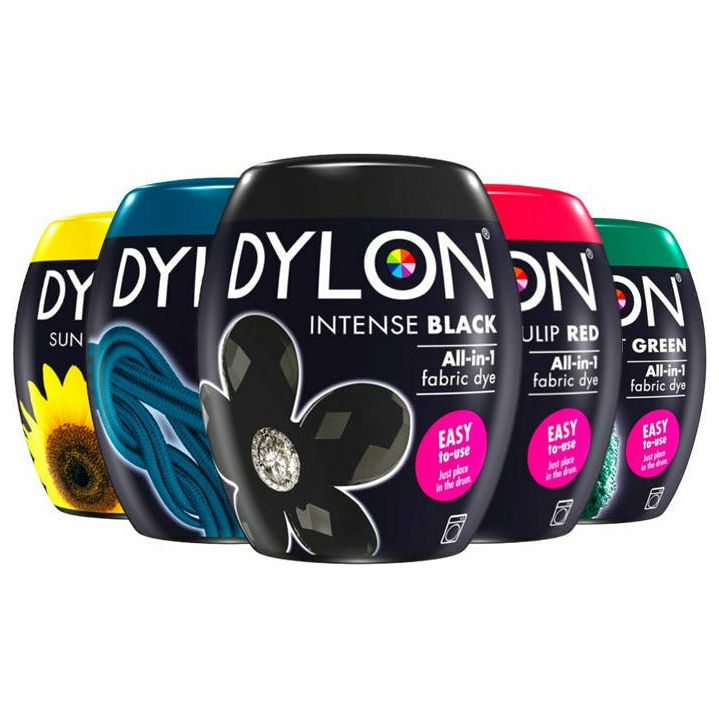 Dylon Washing Machine Fabric Dye Pod Intense Black, 350g 