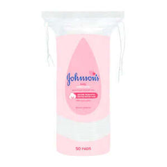 Johnson's Baby Cotton Pads, 50 pads