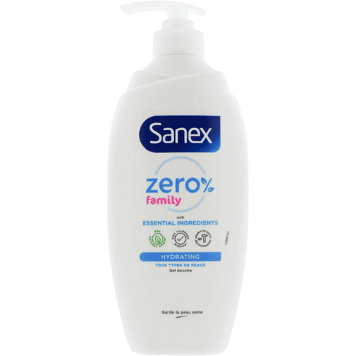 Sanex Zero % Family Hydrating Shower Gel 725ml