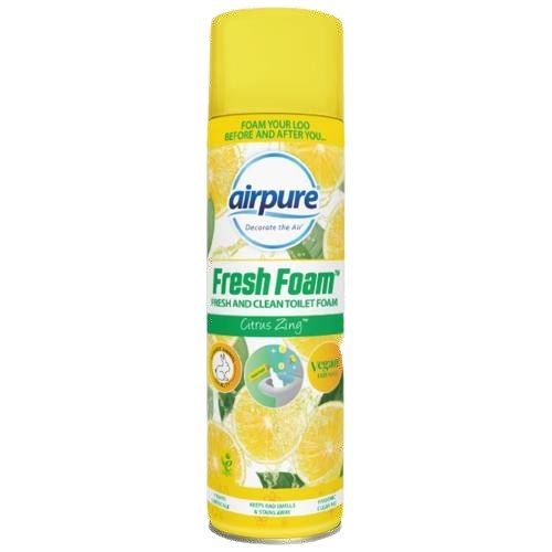 Airpure Fresh Foam Toilet Cleaner Citrus Zing 500ml