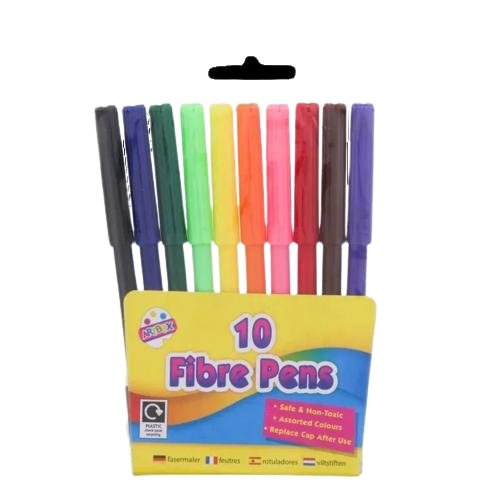Artbox Fibre Pens, 10 Pack