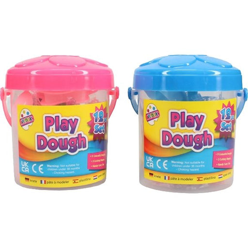 Artbox Play Dough Tubs, 12 Pc Set