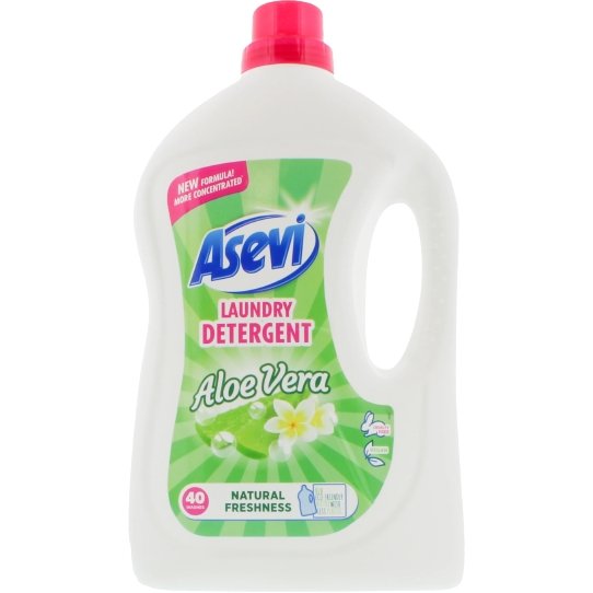 Asevi 2.4L Liquid Detergent Aloe 40 Wash
