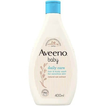 Aveeno Baby Daily Care Hair & Body Wash, 400ml