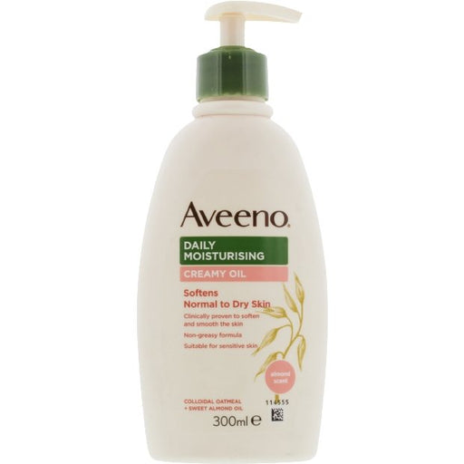 Aveeno Daily Moisturising Creamy Oil Almond Scent 300ml