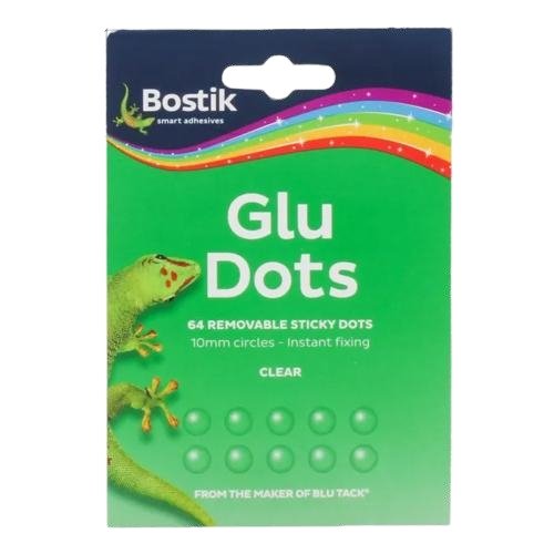 Bostik Removable Sticky Dots, 64 Pack