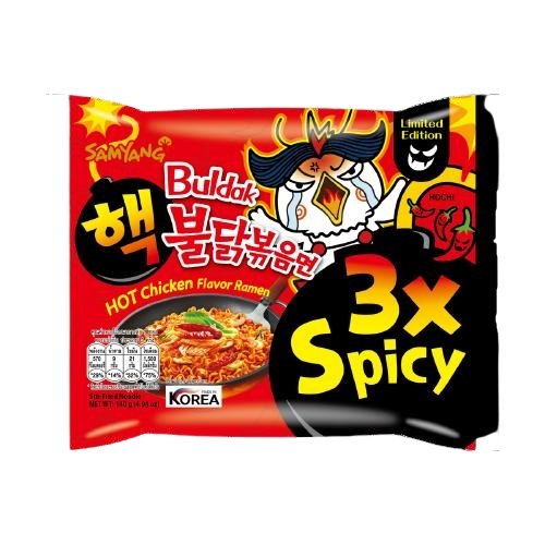 Buldak Samyang Hot Chicken 3x Spicy 140g