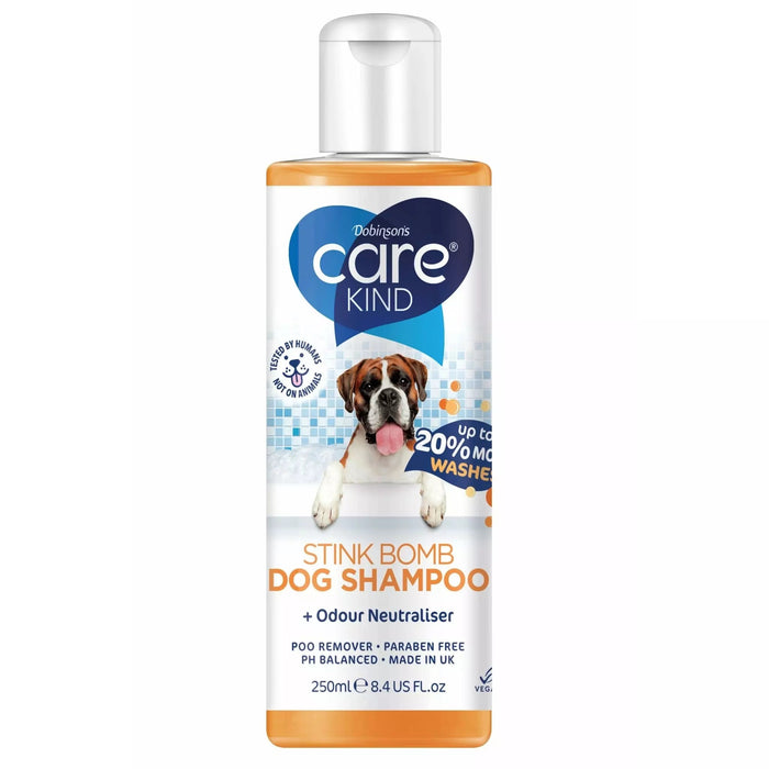 Care Kind Stink Bomb Dog Shampoo + Odour Neutraliser 250ml