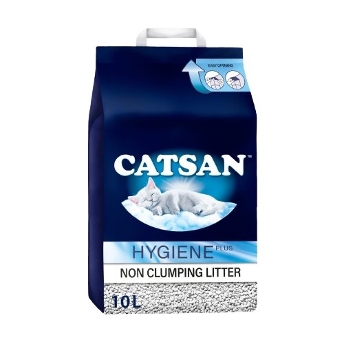 Catsan Hygiene Plus Non-Clumping Odour Control Cat Litter 10L