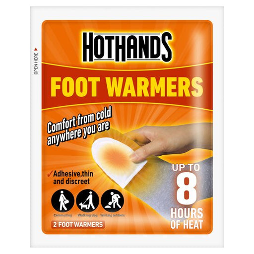 Hothands Adhesive Foot Warmers, 2 Pack