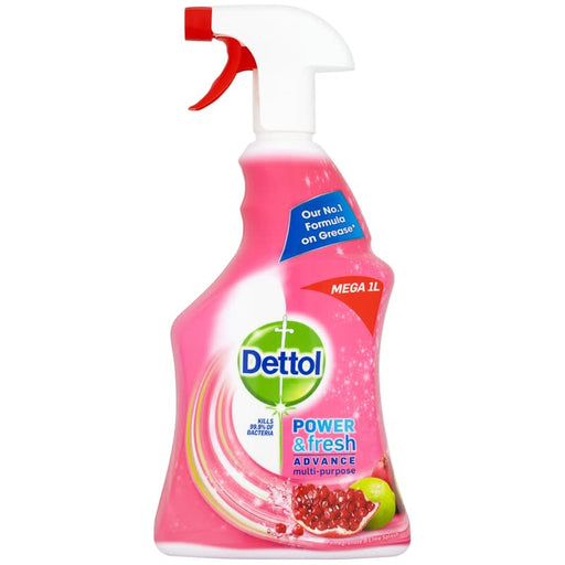 Dettol Power & Fresh Multipurpose Cleaner Pomegranate 1L