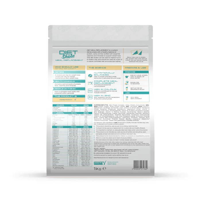 Sci-Mx Diet Meal Replacement 1kg Flavour Options