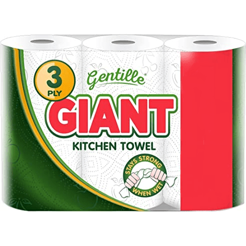 Gentille Giant Kitchen Towel, 3 Rolls