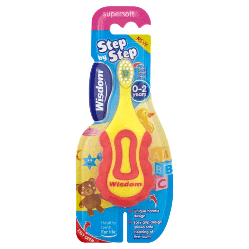 Wisdom Step by Step Supersoft Toothbrush 0-2 Years — Supamart UK Limited